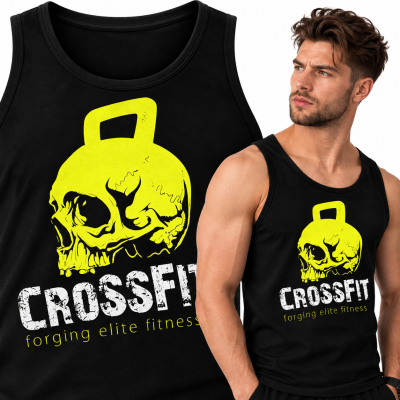 TANK TOP NA SIŁOWNIĘ CROSSFIT 2